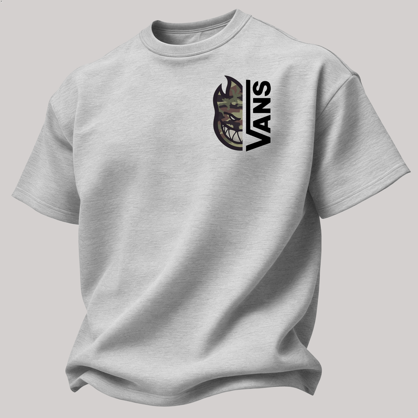  Spitfire Printed Oversized Unisex T-shirt Image - 6
