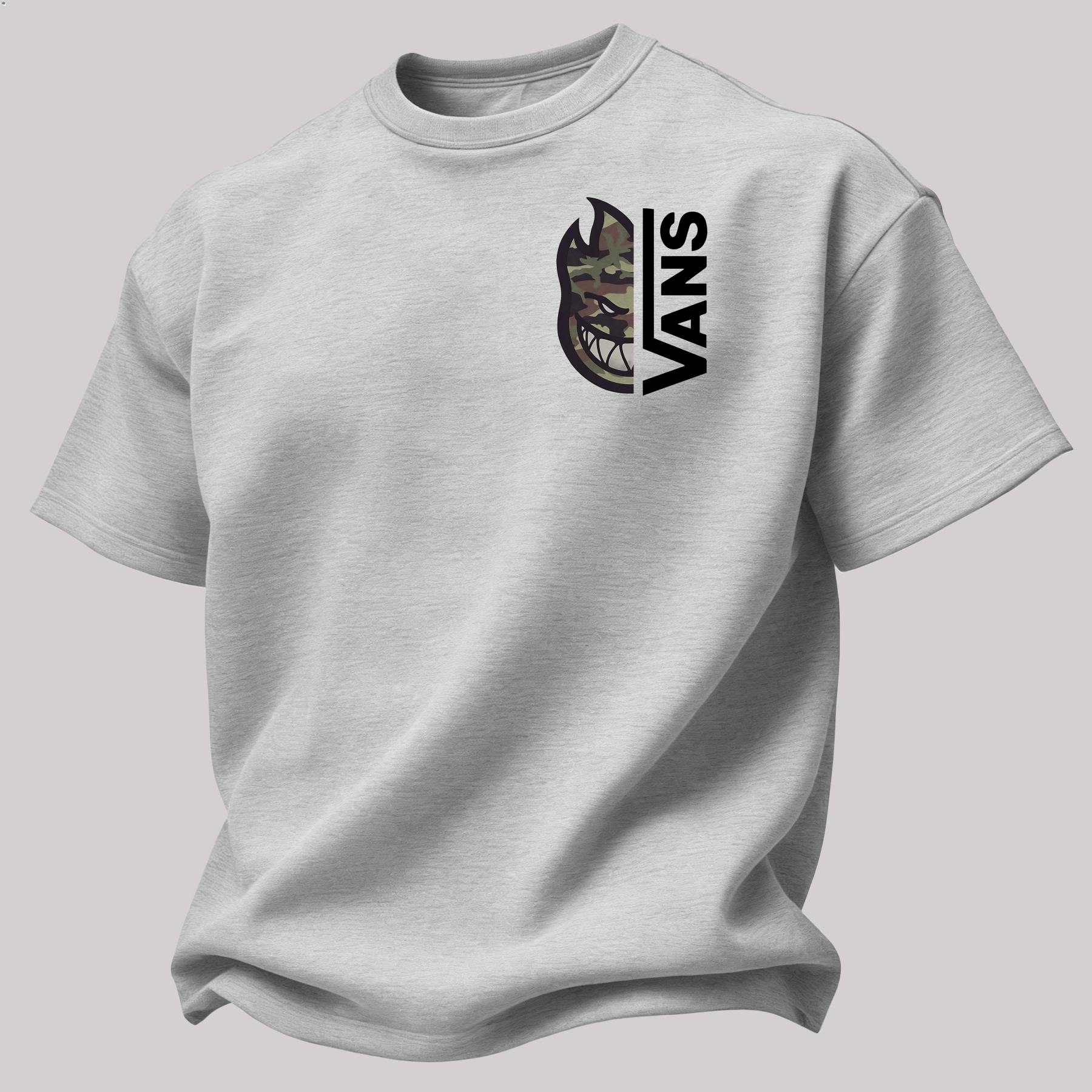  Spitfire Printed Oversized Unisex T-shirt Image - 6