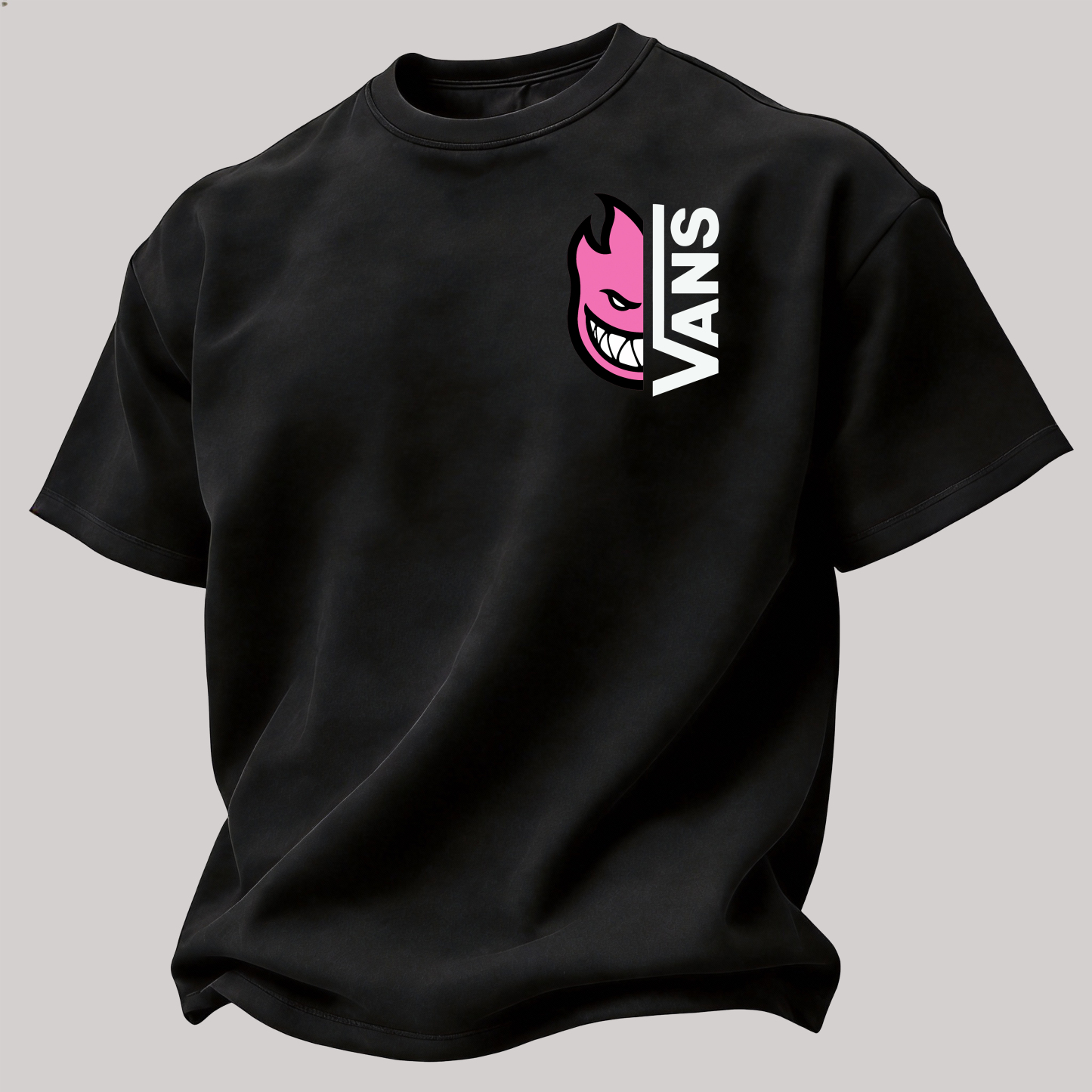 Vans Spitfire Printed Oversized Unisex T-shirt Image - 11