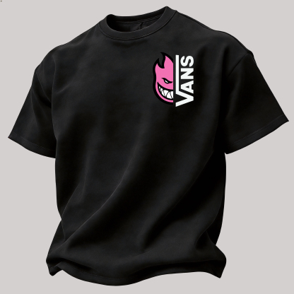 Vans Spitfire Printed Oversized Unisex T-shirt Image - 11