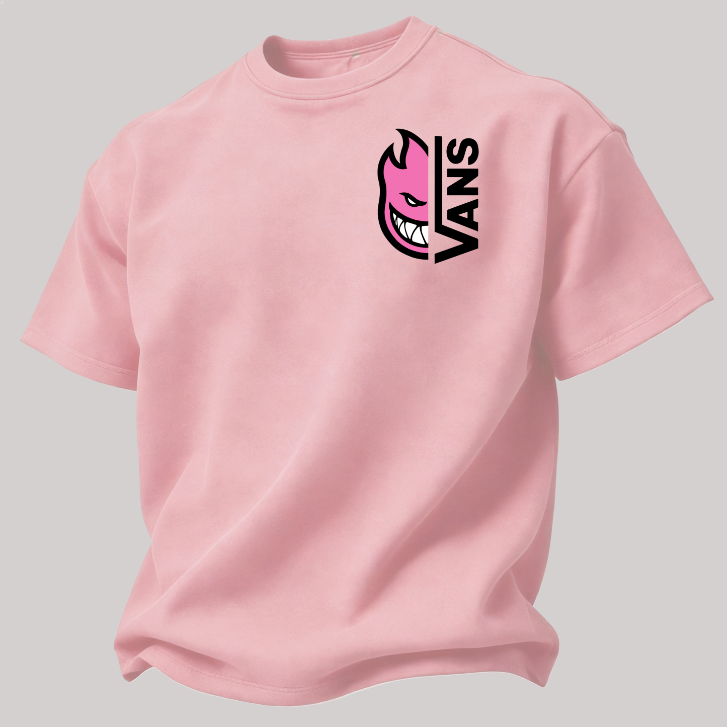 Vans Spitfire Printed Oversized Unisex T-shirt Image - 21