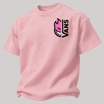 Vans Spitfire Printed Oversized Unisex T-shirt Image - 21