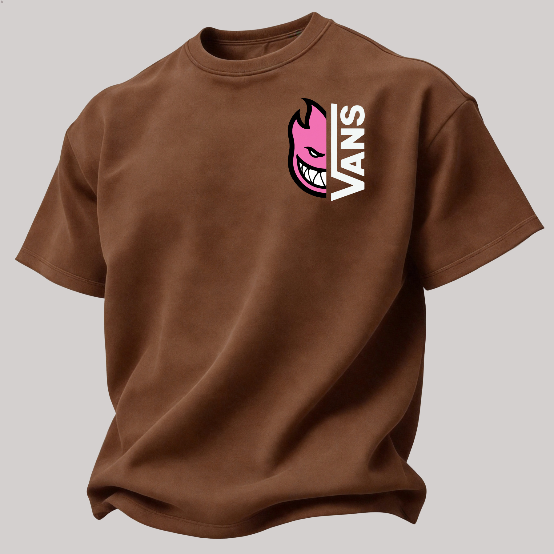 Vans Spitfire Printed Oversized Unisex T-shirt Image - 26