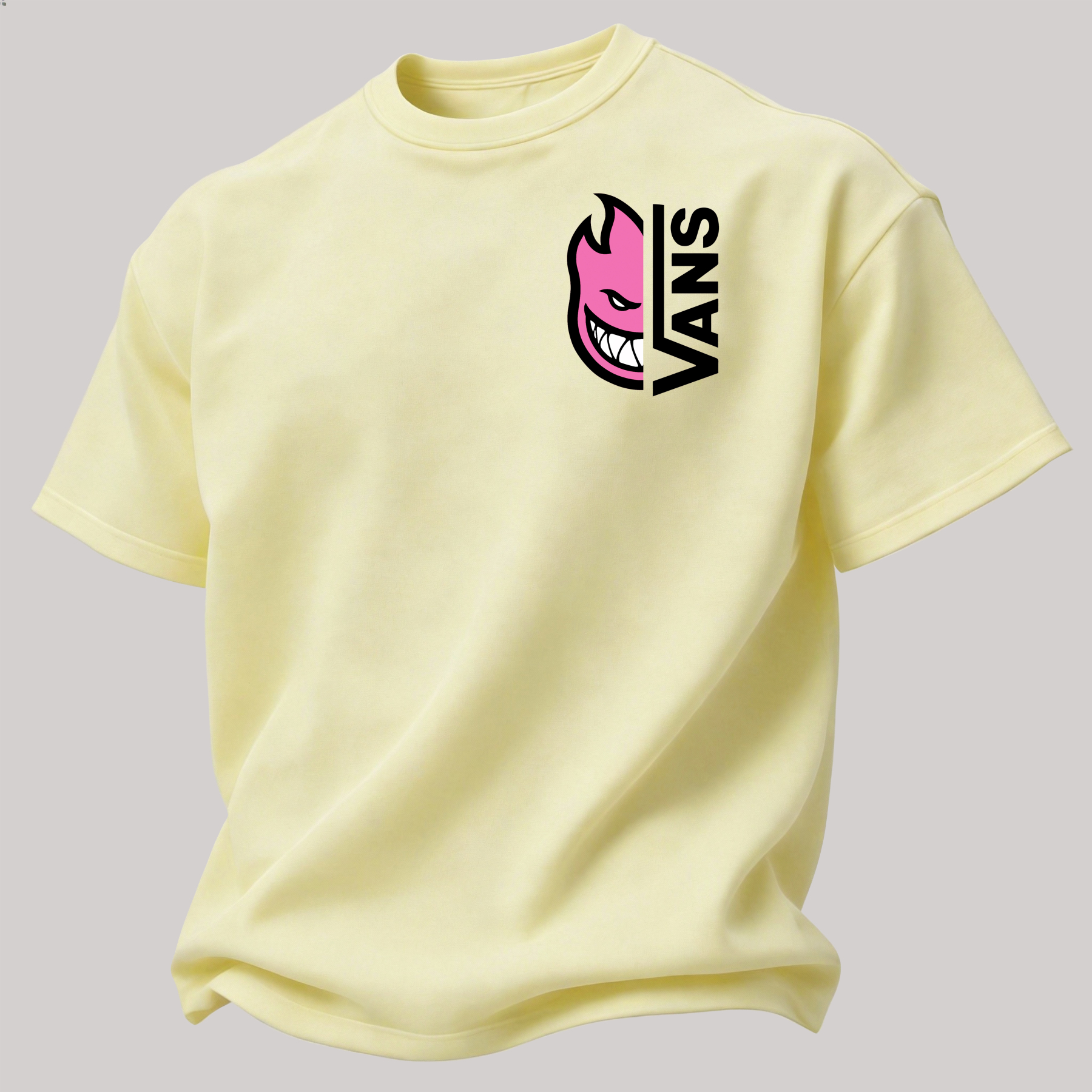 Vans Spitfire Printed Oversized Unisex T-shirt Image - 14