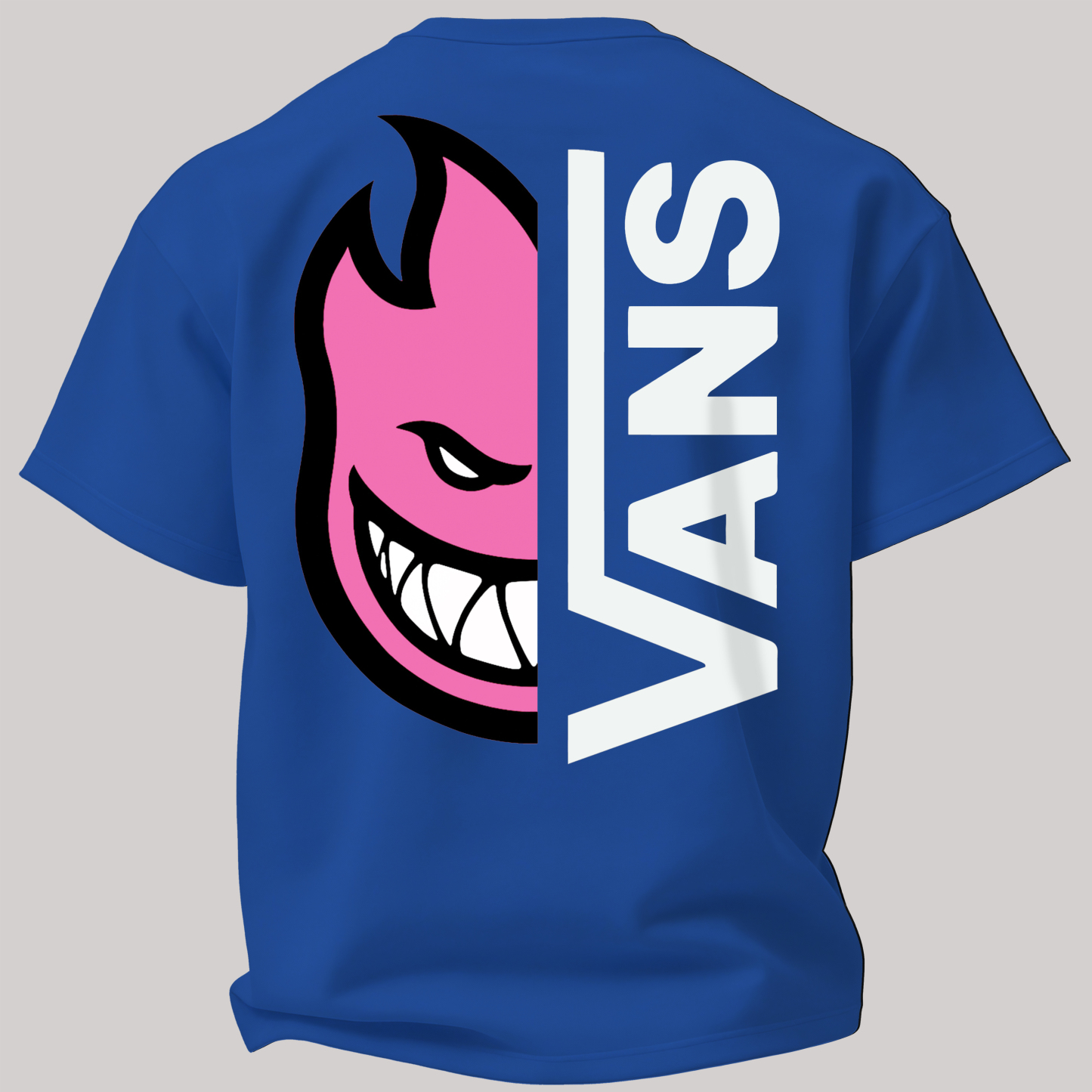 Vans Spitfire Printed Oversized Unisex T-shirt Image - 24