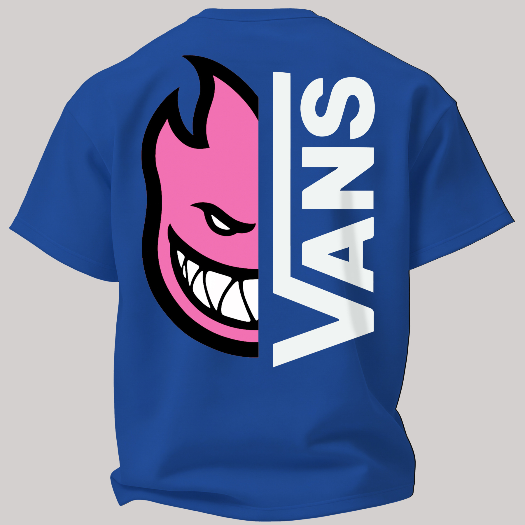 Vans Spitfire Printed Oversized Unisex T-shirt Image - 24