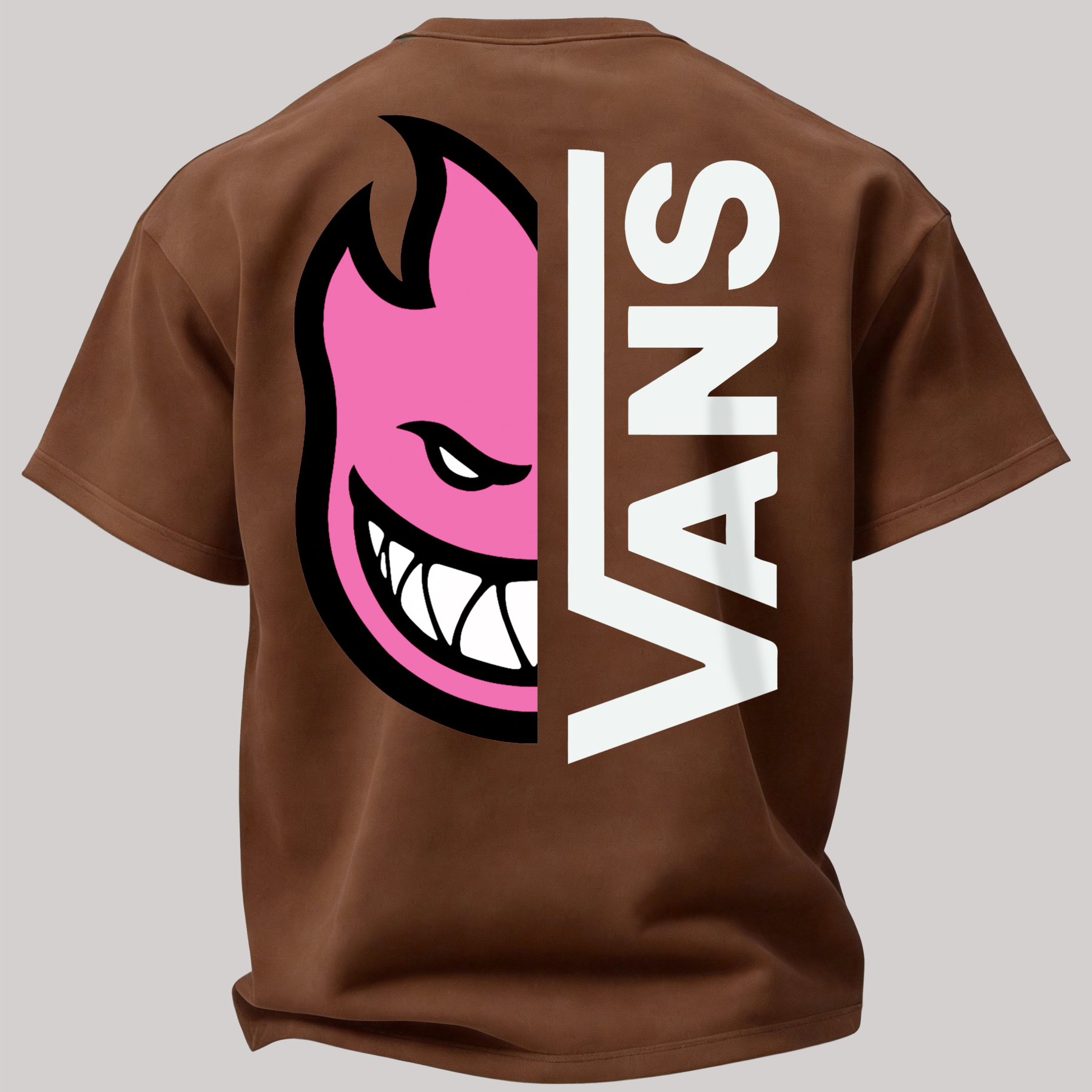 Vans Spitfire Printed Oversized Unisex T-shirt Image - 27