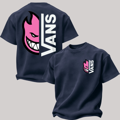 Vans Spitfire Printed Oversized Unisex T-shirt Image - 7