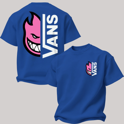 Vans Spitfire Printed Oversized Unisex T-shirt Image - 22