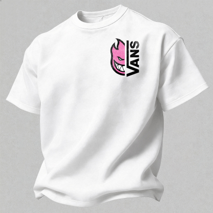 Vans Spitfire Printed Oversized Unisex T-shirt Image - 5