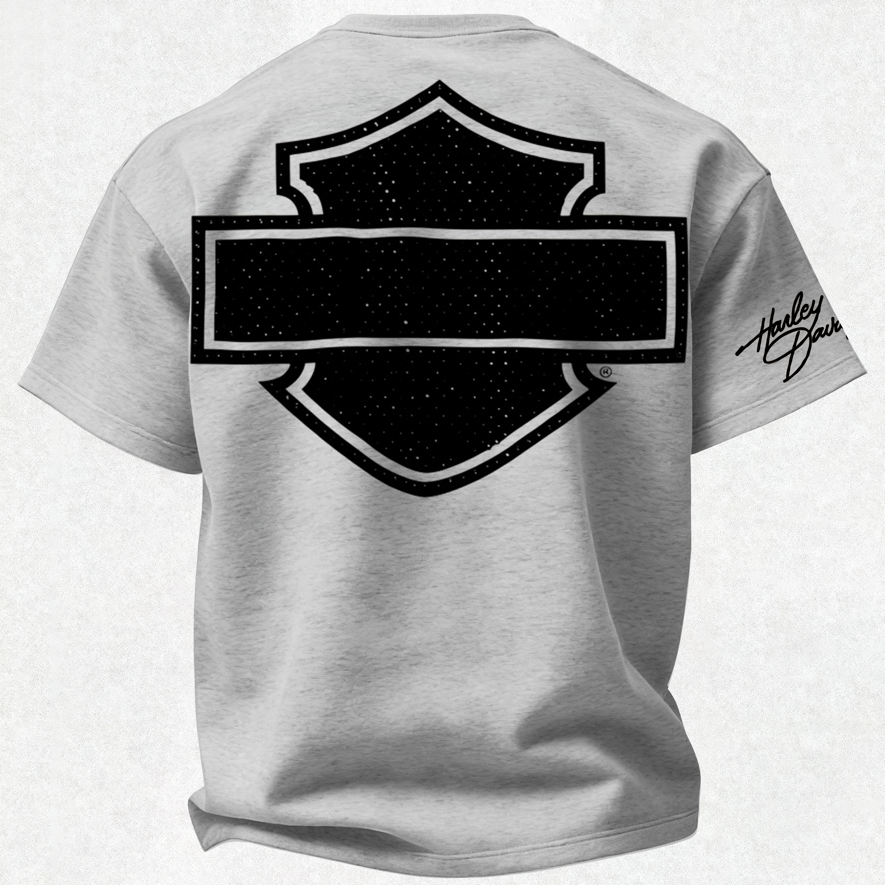 Harley-Davidson Printed Oversized Unisex T-shirt Image - 11