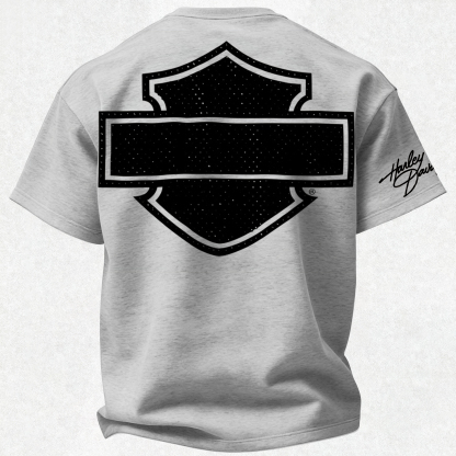 Harley-Davidson Printed Oversized Unisex T-shirt Image - 11