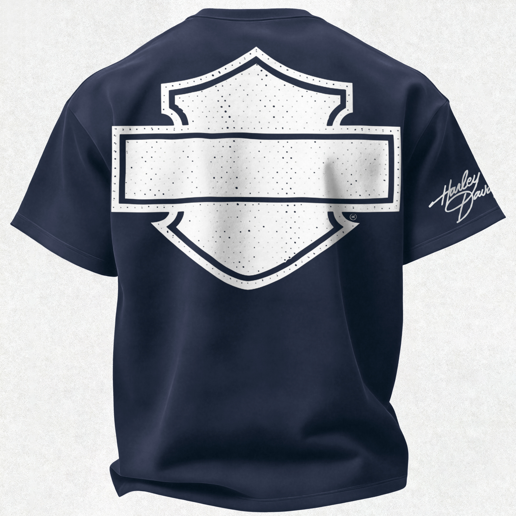 Harley-Davidson Printed Oversized Unisex T-shirt Image - 17