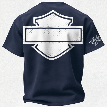 Harley-Davidson Printed Oversized Unisex T-shirt Image - 17