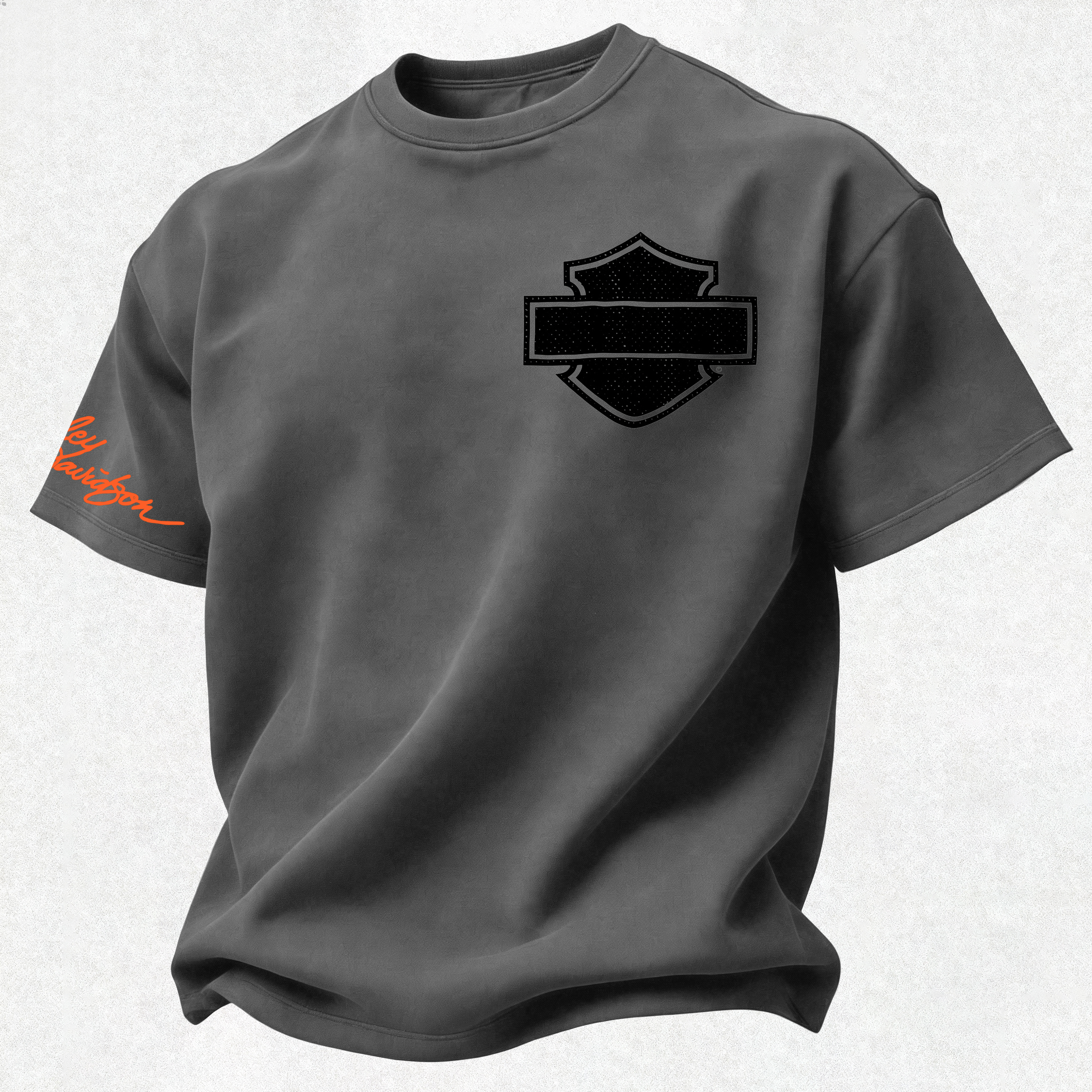 Harley-Davidson Printed Oversized Unisex T-shirt Image - 15
