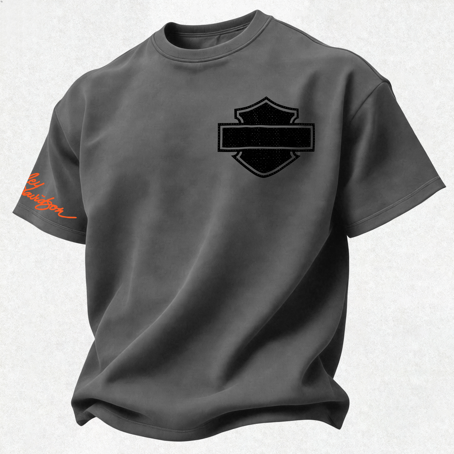 Harley-Davidson Printed Oversized Unisex T-shirt Image - 15