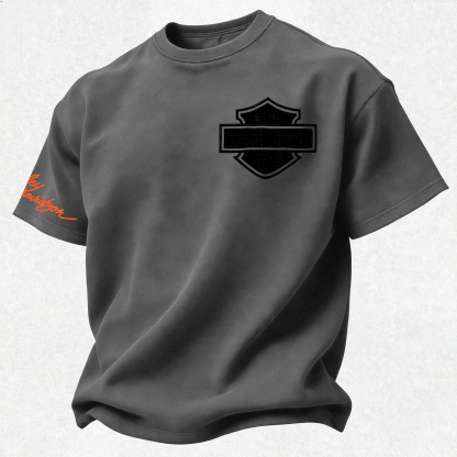 Harley-Davidson Printed Oversized Unisex T-shirt Image - 15