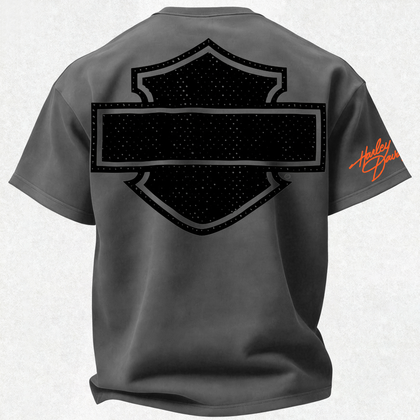 Harley-Davidson Printed Oversized Unisex T-shirt Image - 14