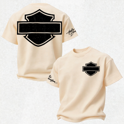Harley-Davidson Printed Oversized Unisex T-shirt Image - 19