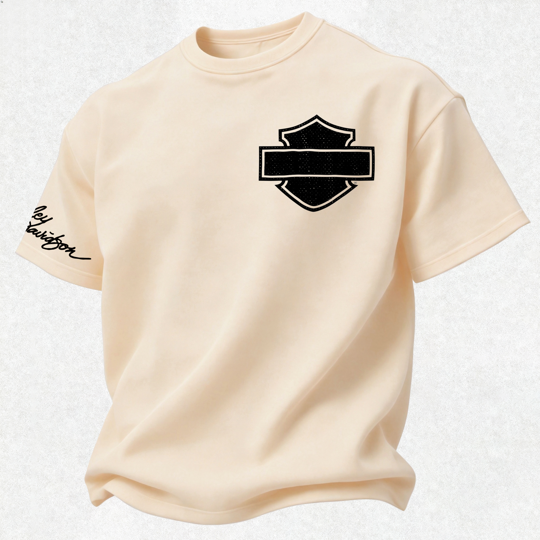 Harley-Davidson Printed Oversized Unisex T-shirt Image - 21