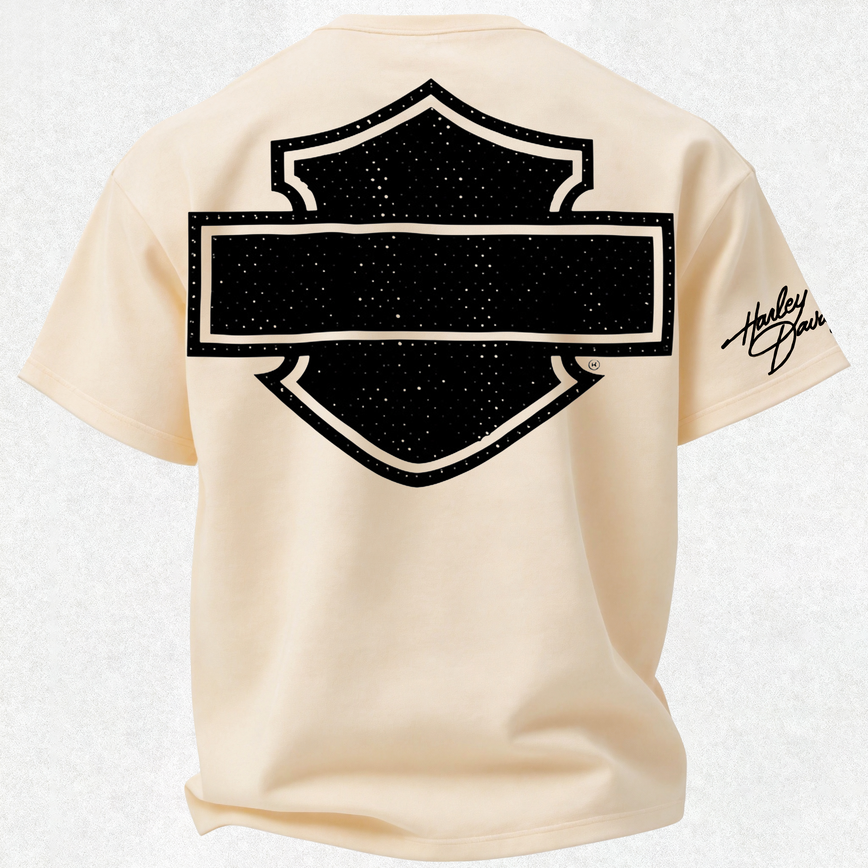 Harley-Davidson Printed Oversized Unisex T-shirt Image - 20