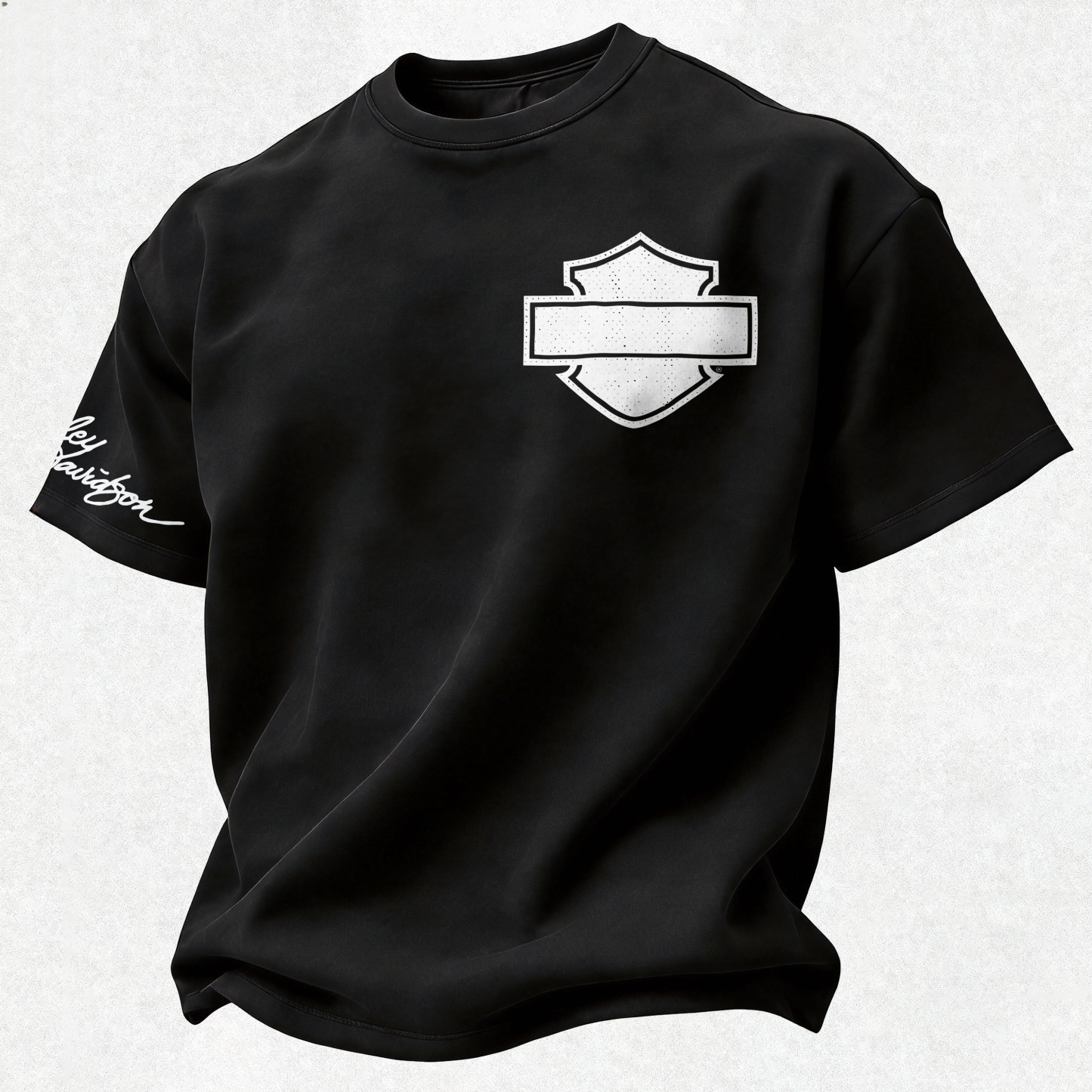 Harley-Davidson Printed Oversized Unisex T-shirt Image - 6