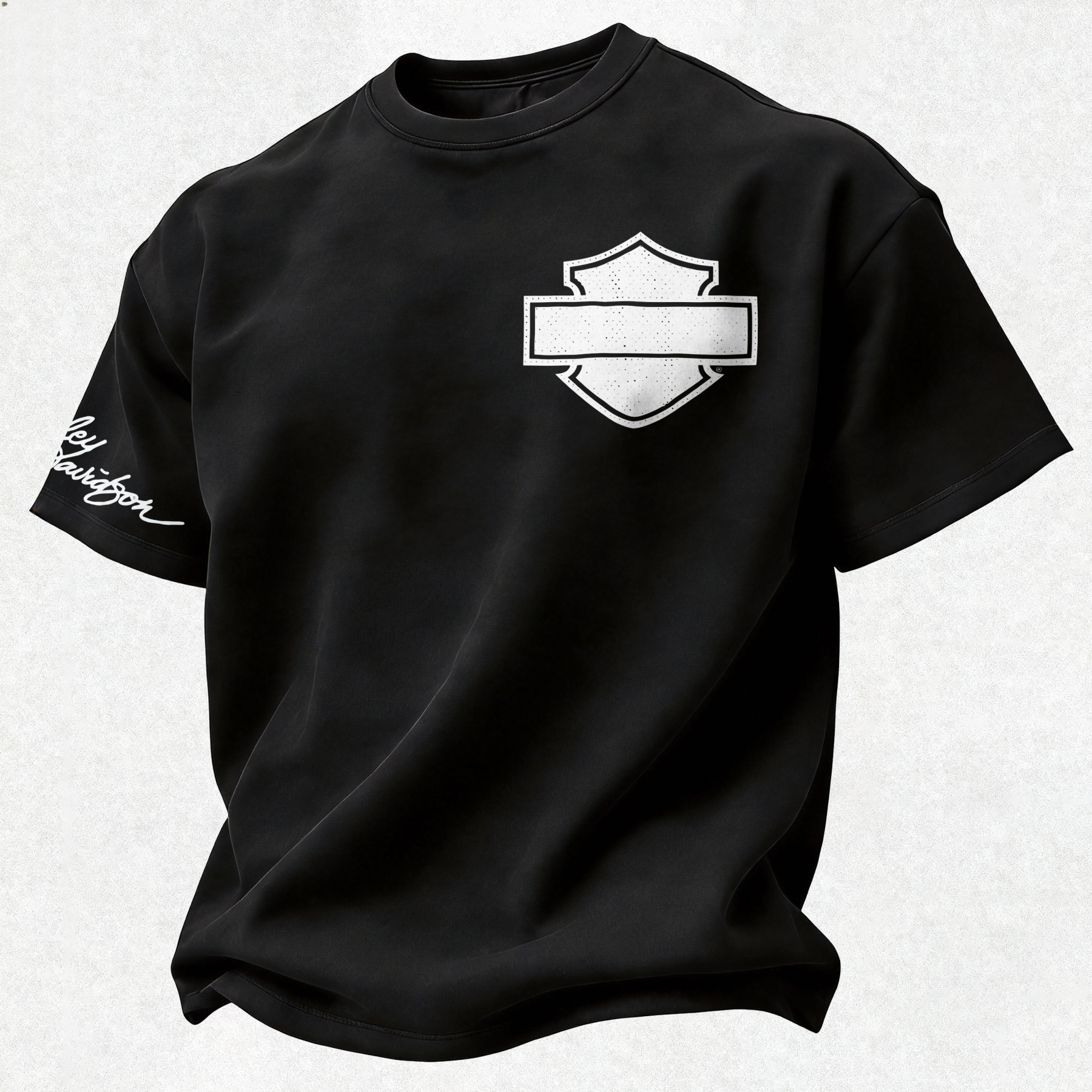 Harley-Davidson Printed Oversized Unisex T-shirt Image - 6