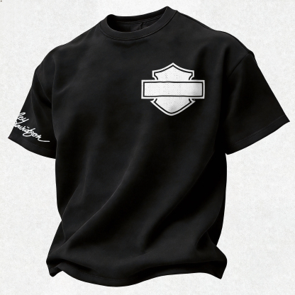 Harley-Davidson Printed Oversized Unisex T-shirt Image - 6