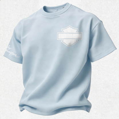 Harley-Davidson Printed Oversized Unisex T-shirt Image - 33
