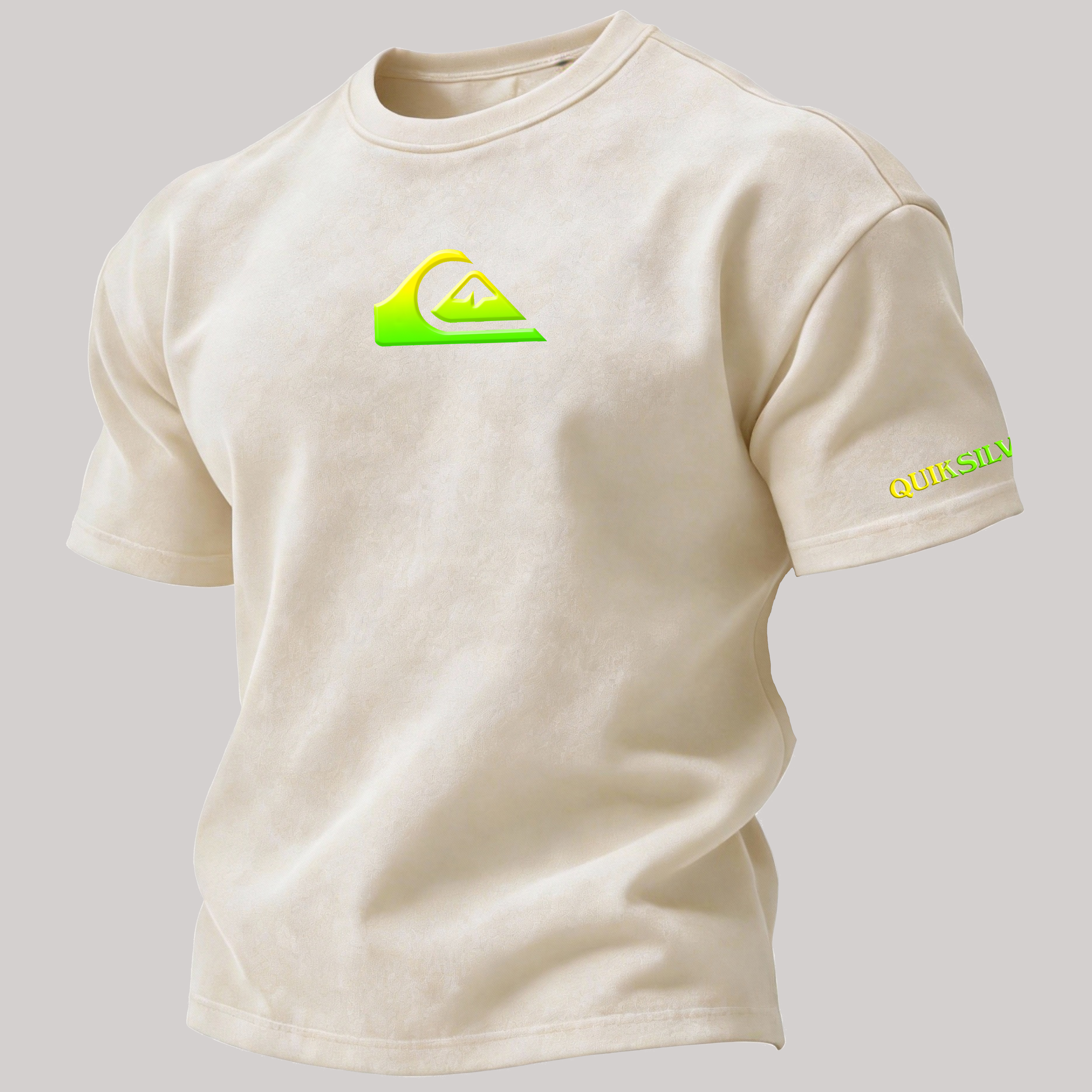 Vintage Quiksilver Printed Unisex Washed T-Shirt Image - 22