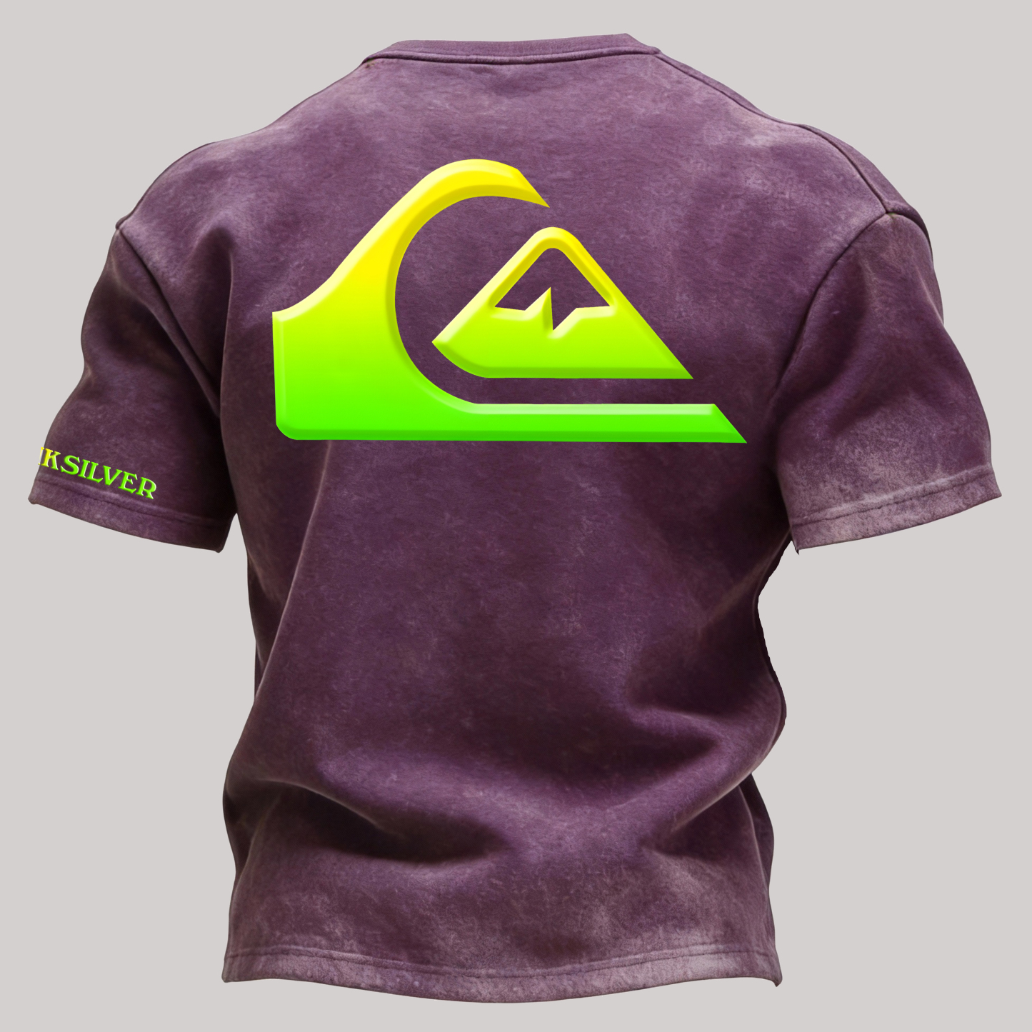 Vintage Quiksilver Printed Unisex Washed T-Shirt Image - 15