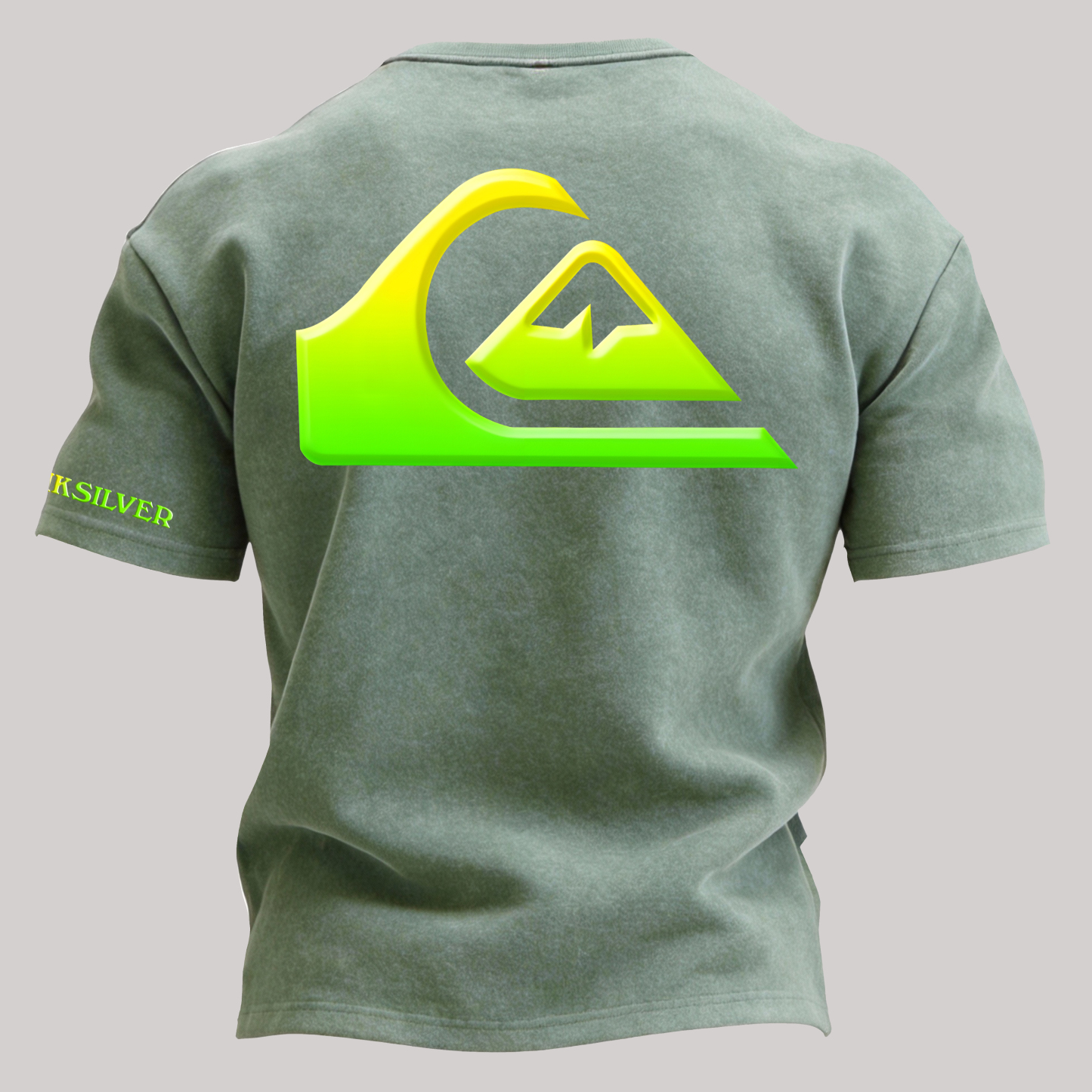 Vintage Quiksilver Printed Unisex Washed T-Shirt Image - 18