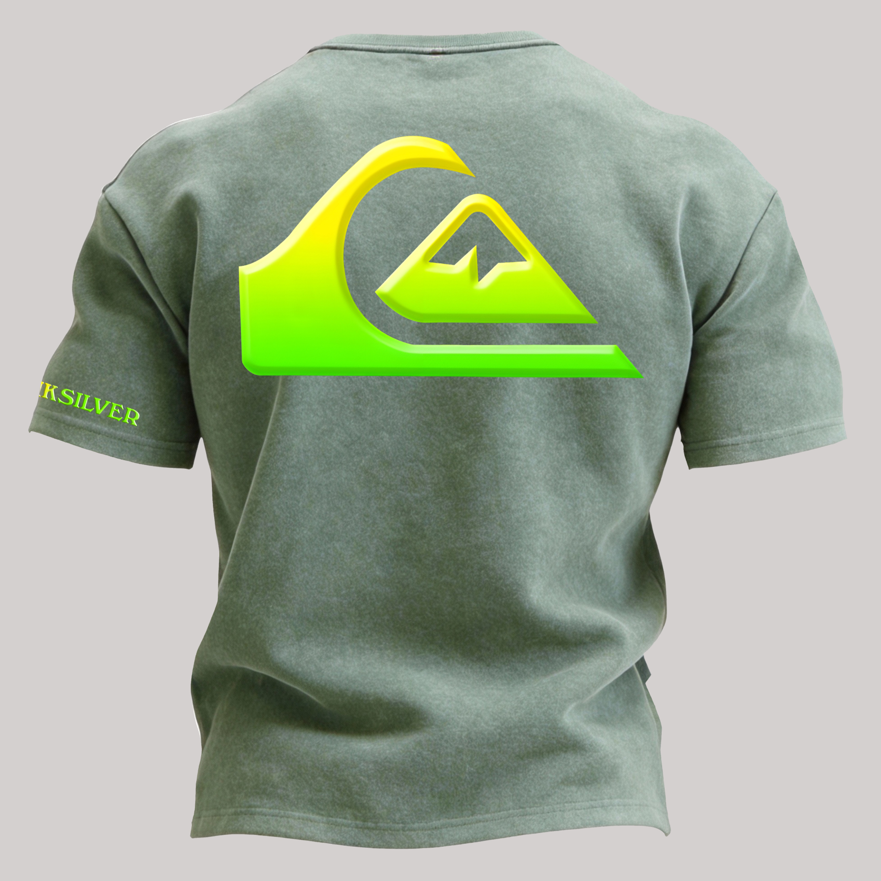 Vintage Quiksilver Printed Unisex Washed T-Shirt Image - 18