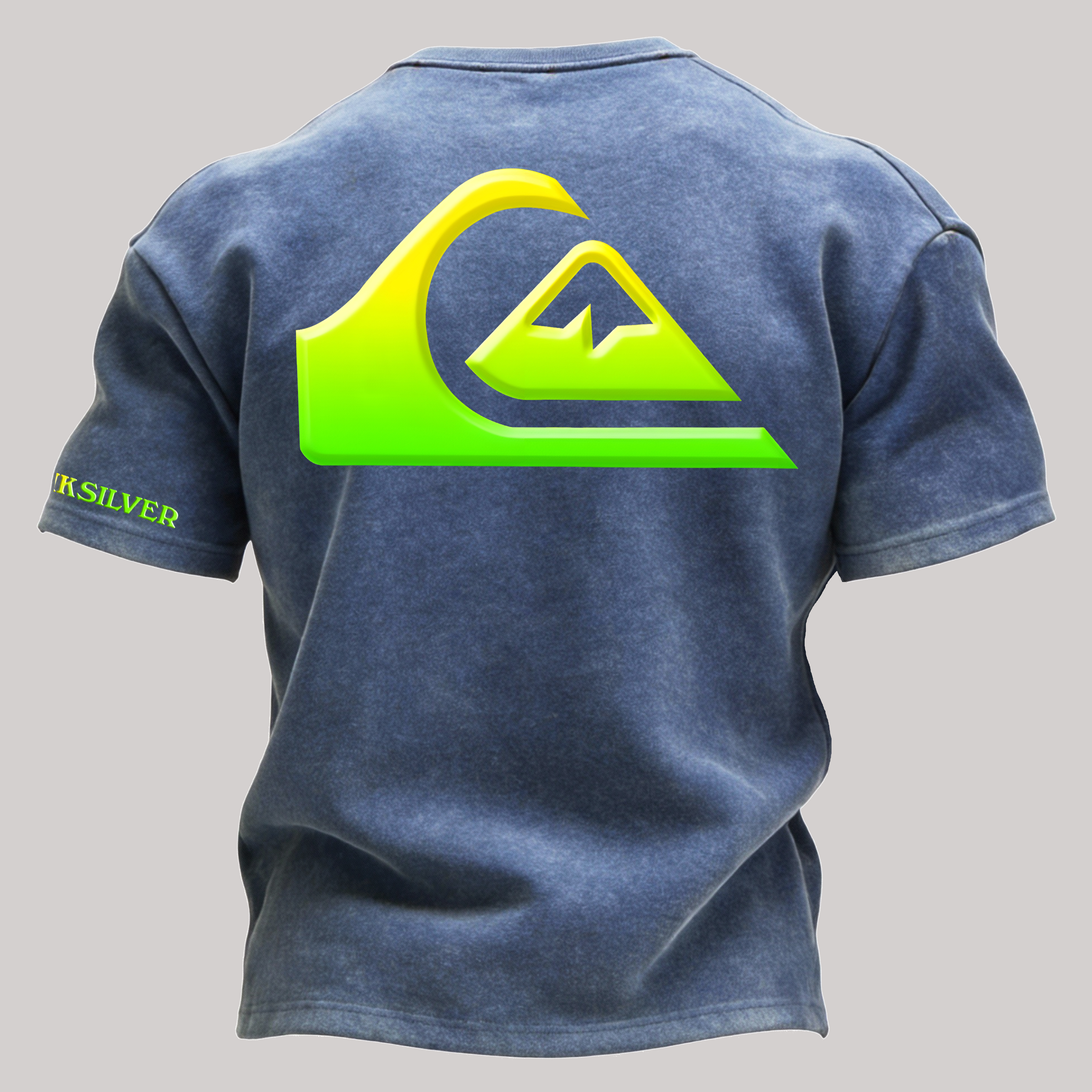 Vintage Quiksilver Printed Unisex Washed T-Shirt Image - 12