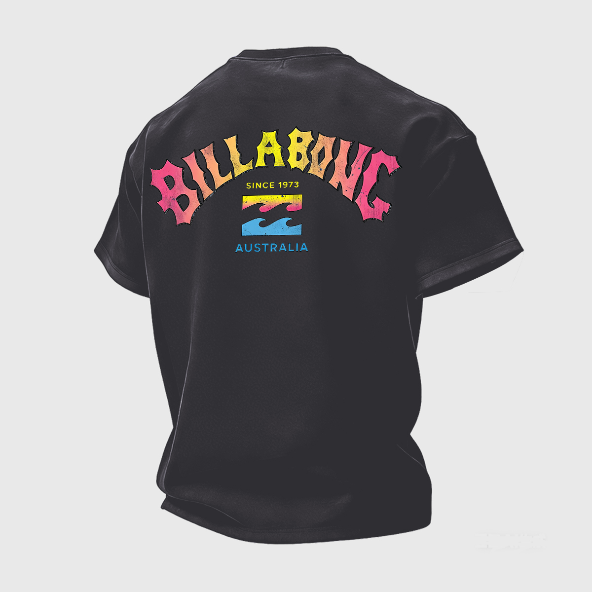 Billabong Printed Unisex Oversized T-shirts Image - 3