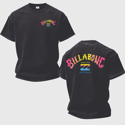 Billabong Printed Unisex Oversized T-shirts Image - 1