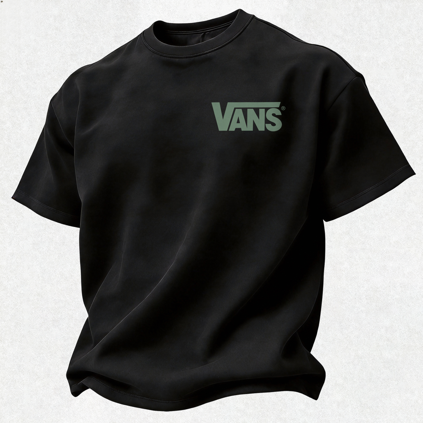 Vans Off The Wall Printed Oversized Unisex T-shirt Image - 23
