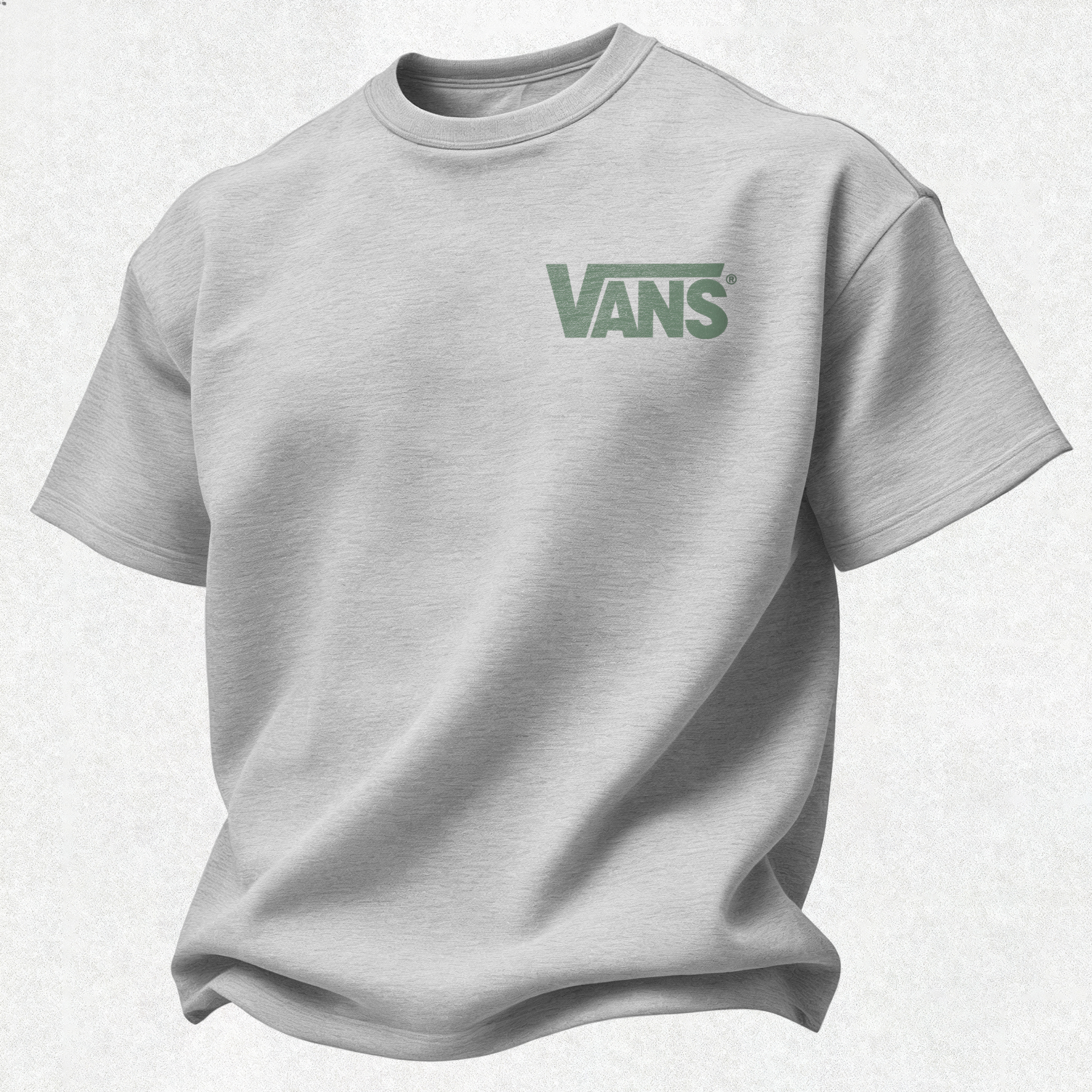 Vans Off The Wall Printed Oversized Unisex T-shirt Image - 5