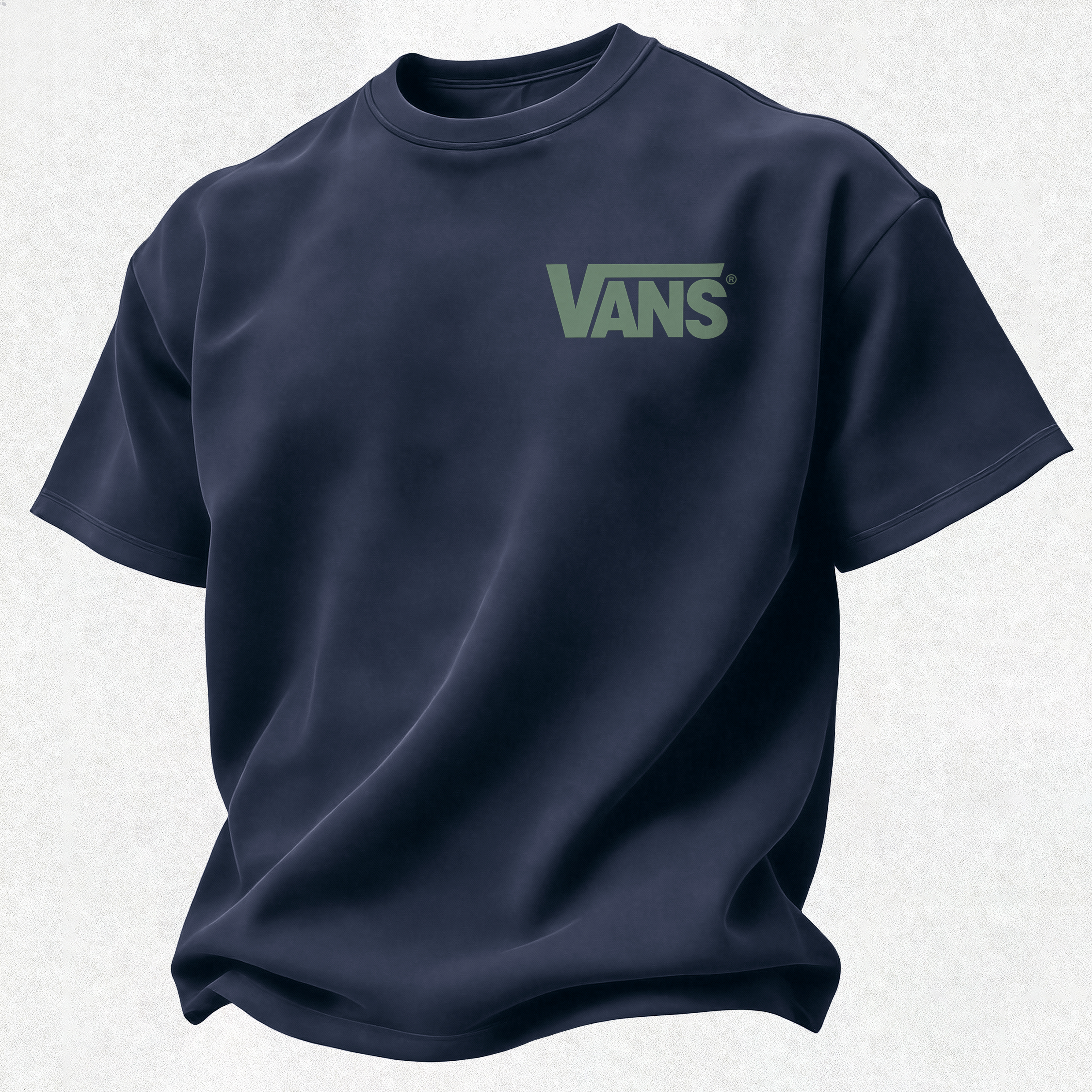 Vans Off The Wall Printed Oversized Unisex T-shirt Image - 26