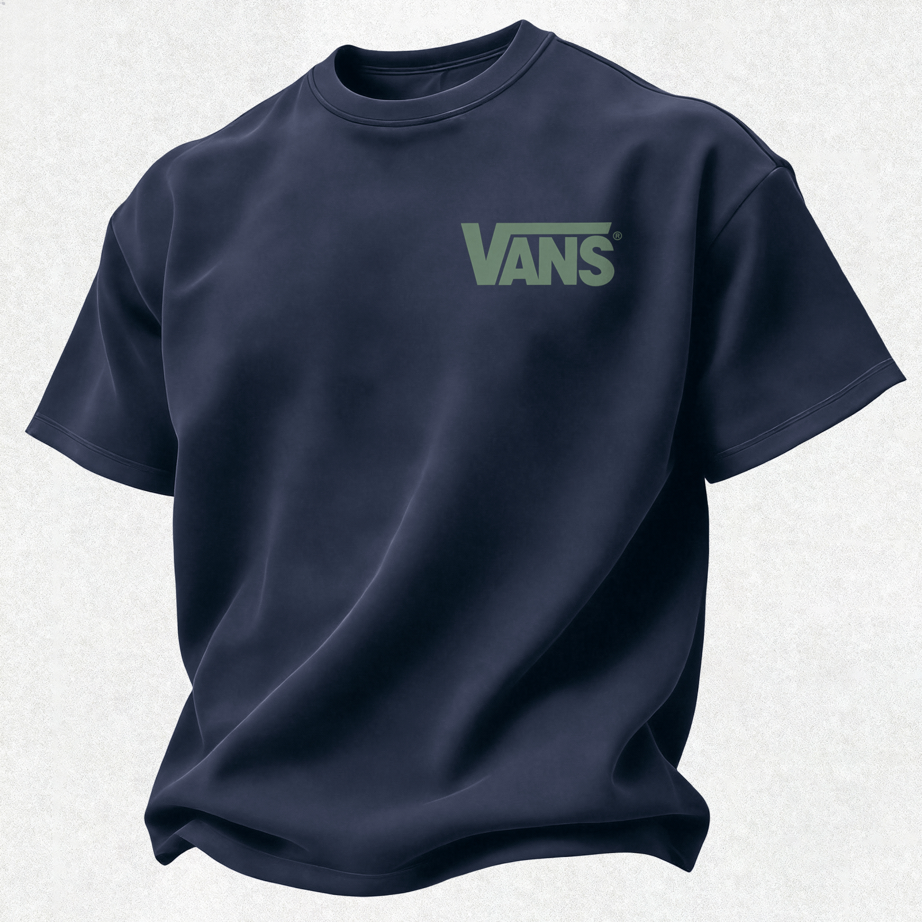 Vans Off The Wall Printed Oversized Unisex T-shirt Image - 26