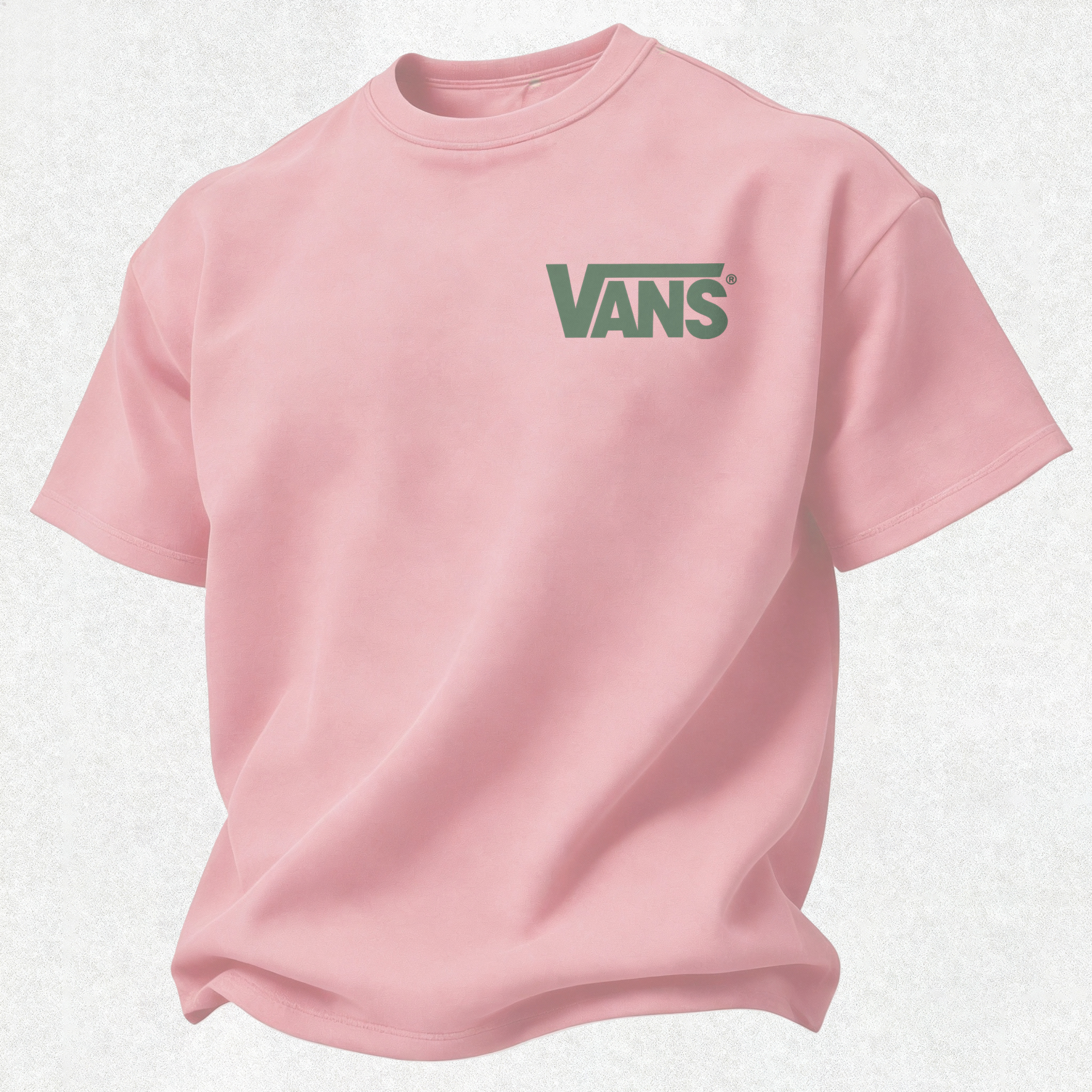 Vans Off The Wall Printed Oversized Unisex T-shirt Image - 14