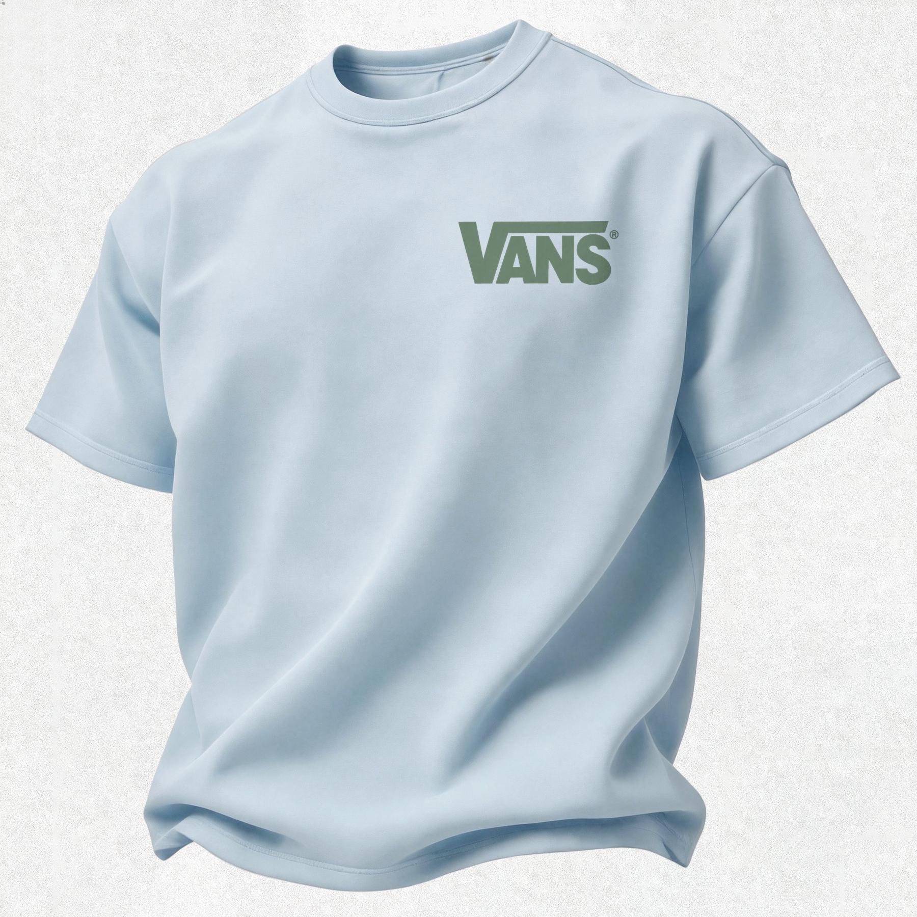 Vans Off The Wall Printed Oversized Unisex T-shirt Image - 11
