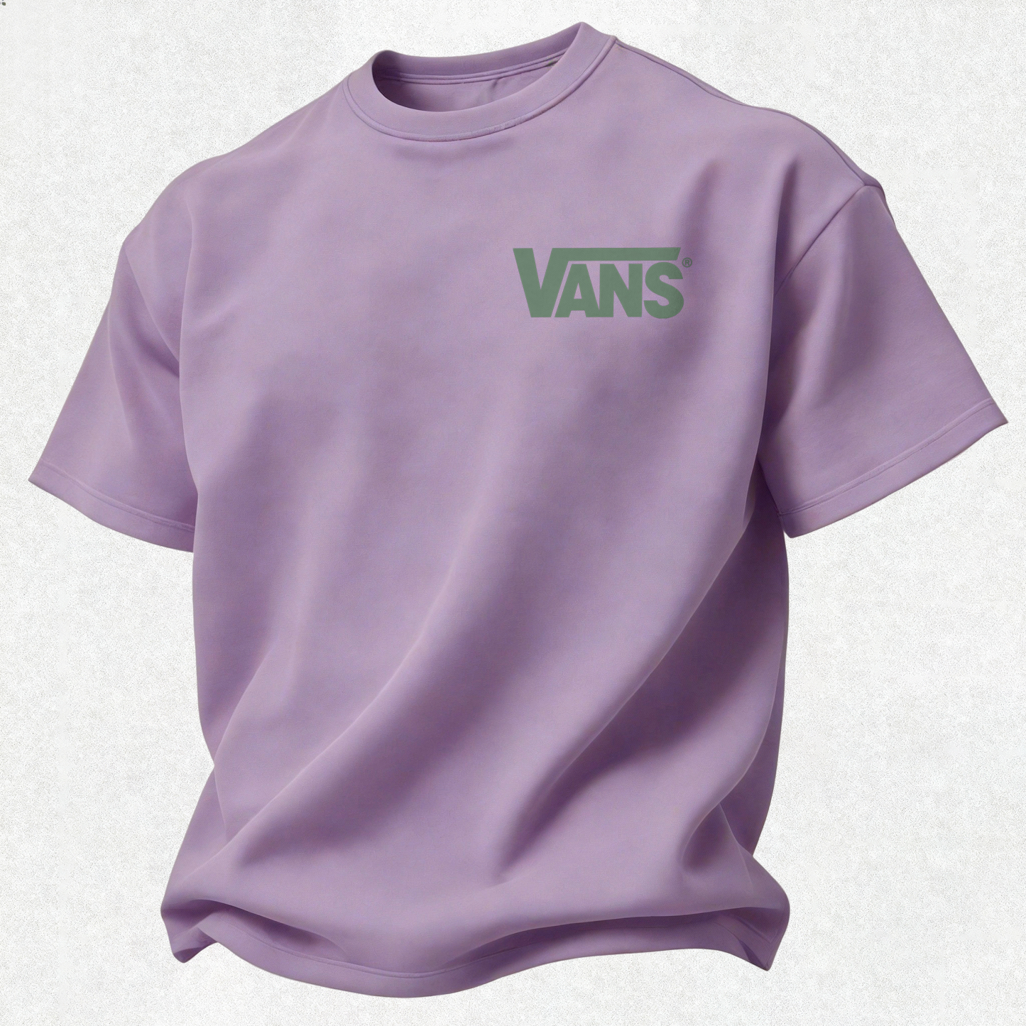 Vans Off The Wall Printed Oversized Unisex T-shirt Image - 17