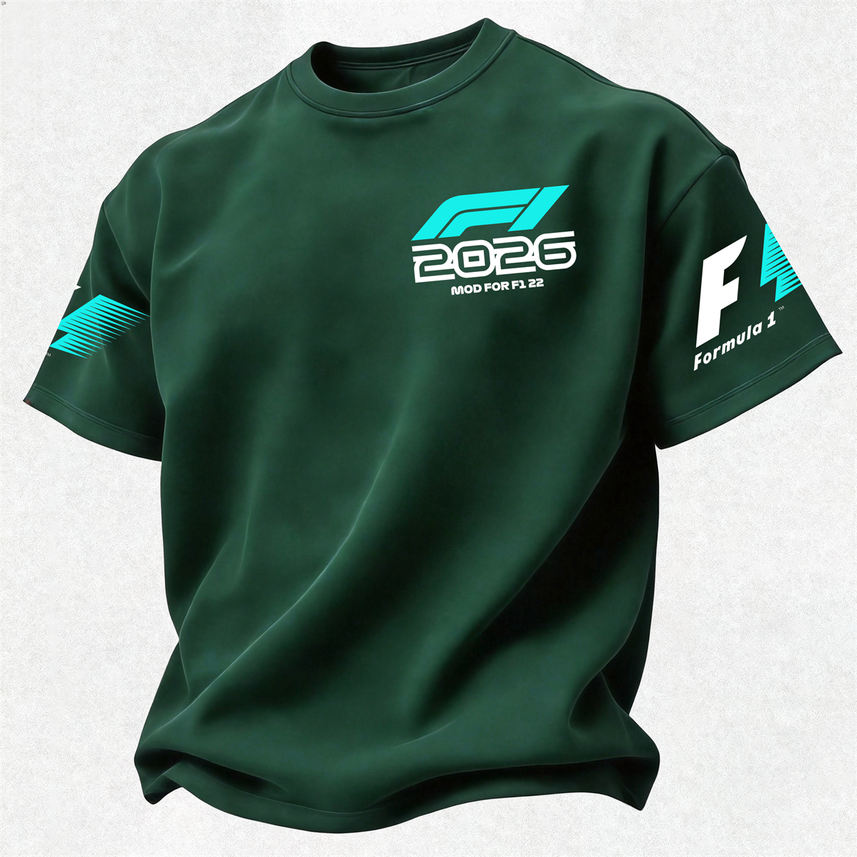 F1 2026 Calendar Printed Oversized Unisex T-shirt Image - 21