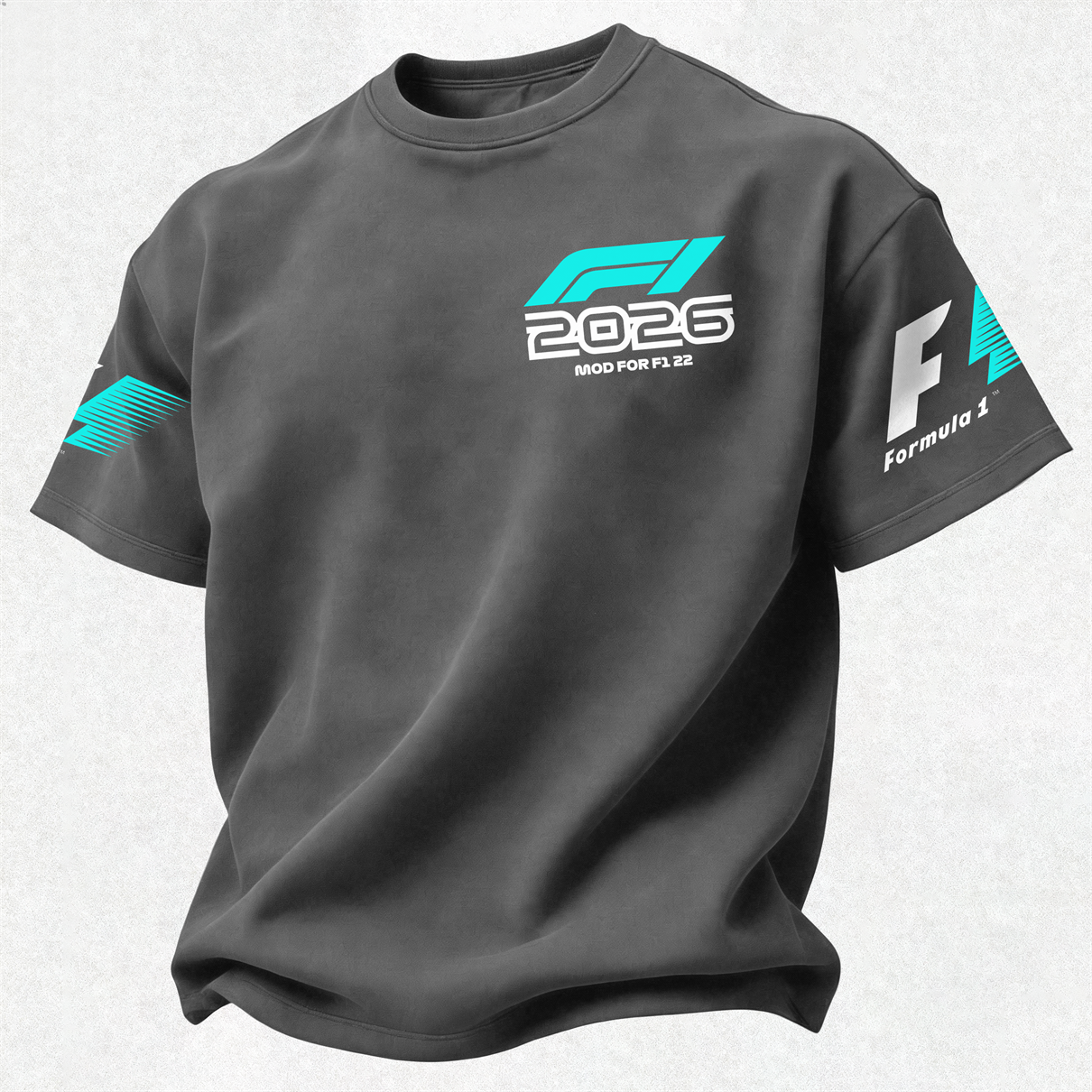 F1 2026 Calendar Printed Oversized Unisex T-shirt Image - 27