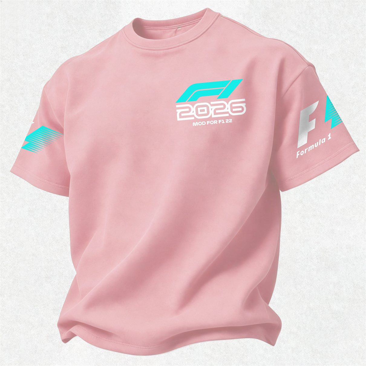 F1 2026 Calendar Printed Oversized Unisex T-shirt Image - 15