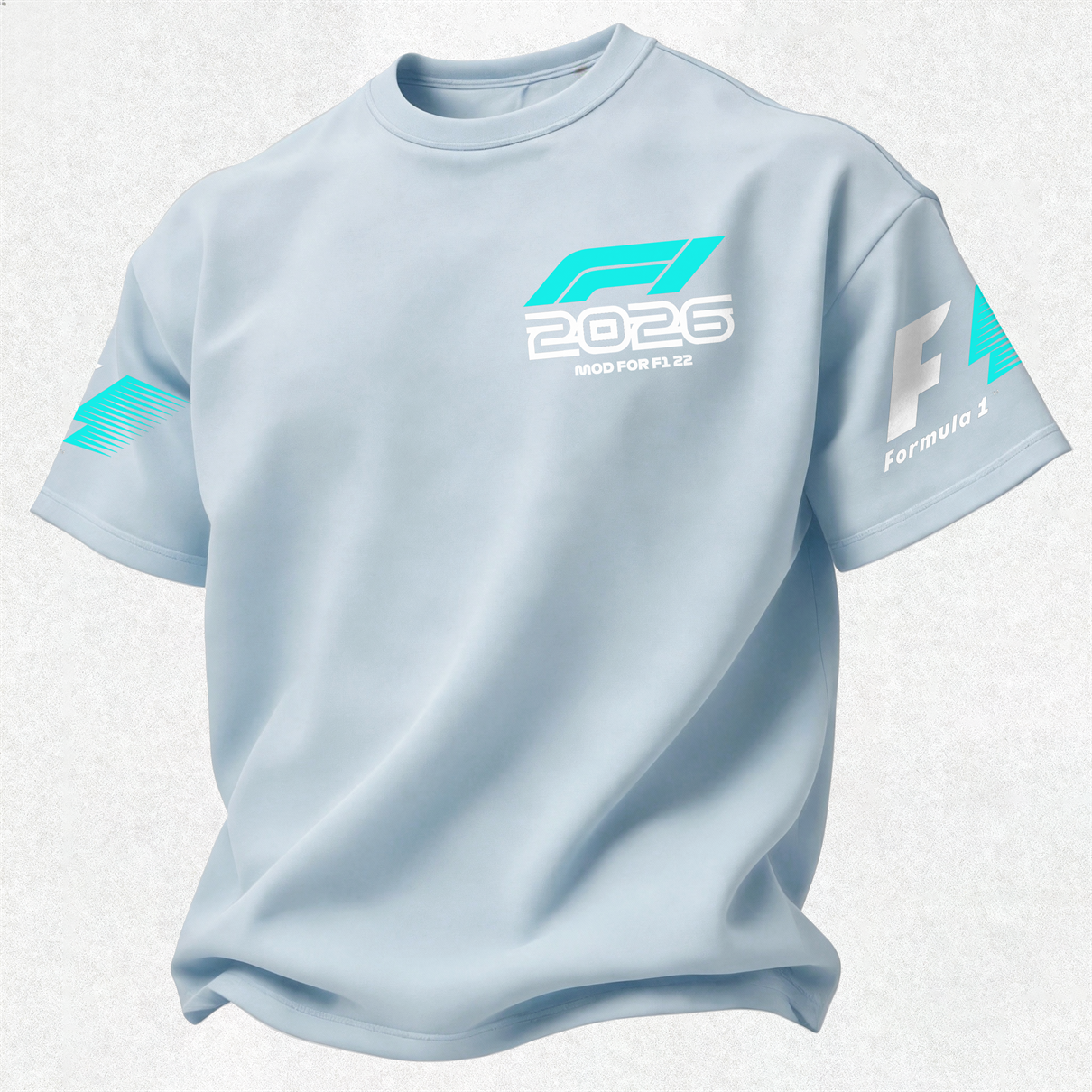 F1 2026 Calendar Printed Oversized Unisex T-shirt Image - 18