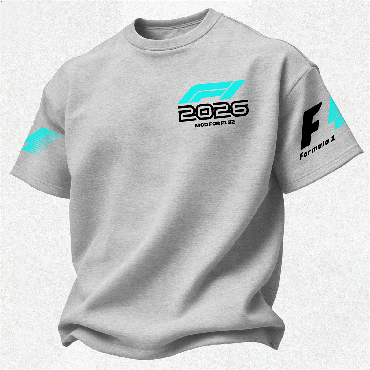 F1 2026 Calendar Printed Oversized Unisex T-shirt Image - 9