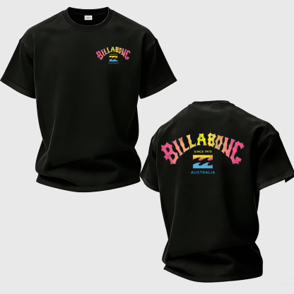 Billabong Printed Unisex Oversized T-shirts Image - 4