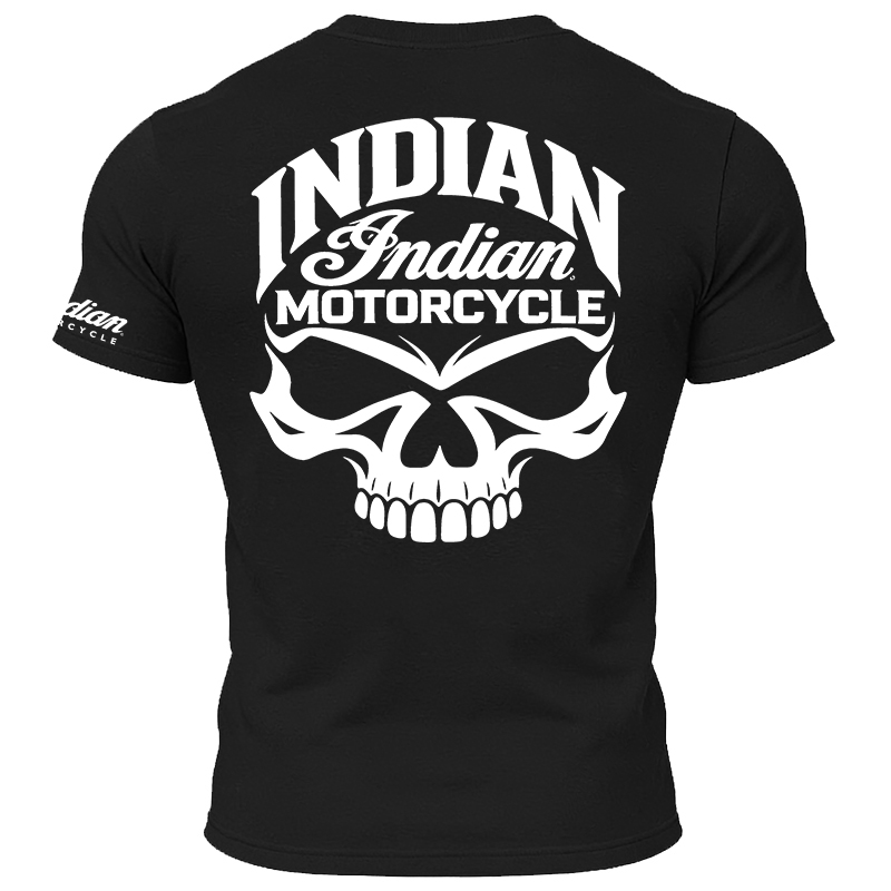 Indian Motorcycle Printed Oversized Unisex T-shirt Image - 2